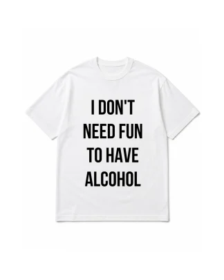 Футболка ISAAC «I Don't Need Fun to Have Alcohol»